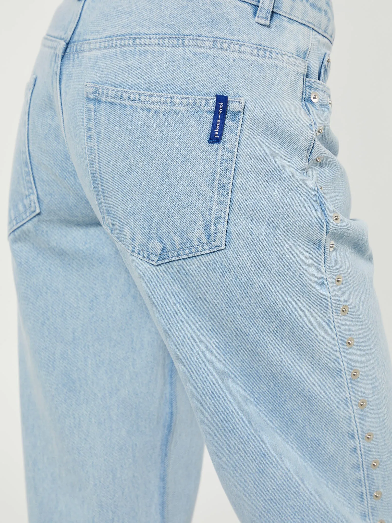 Crowd Trousers in Light Denim