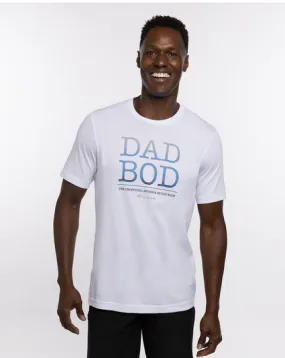 Dad Bod 2.0 T-Shirt, White/Blue