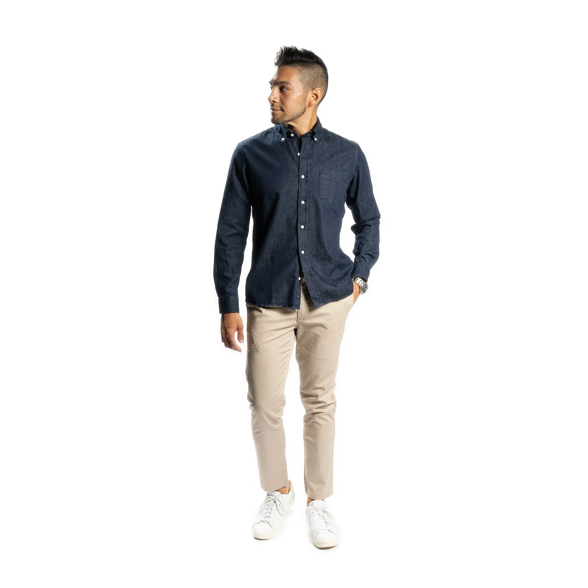 Denim Shirts Standard Fit - Dark Wash