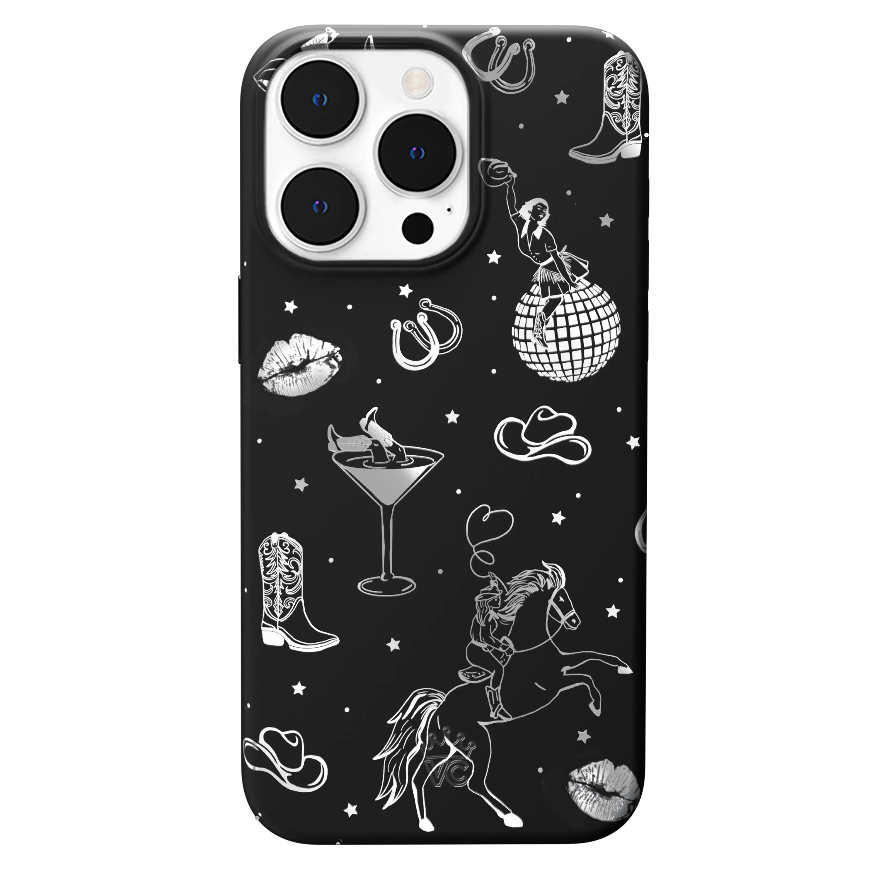 Disco Cowgirl iPhone Case