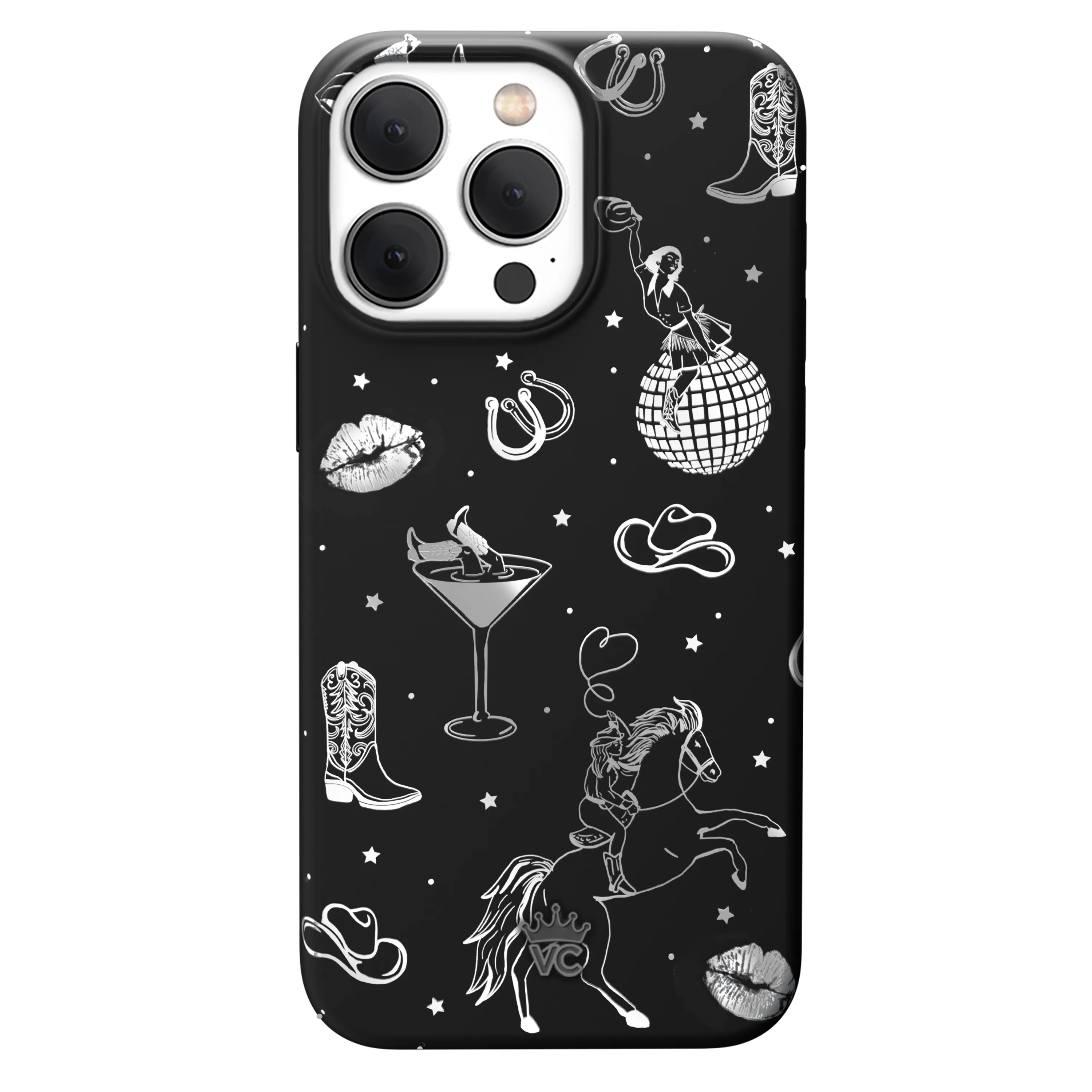 Disco Cowgirl iPhone Case