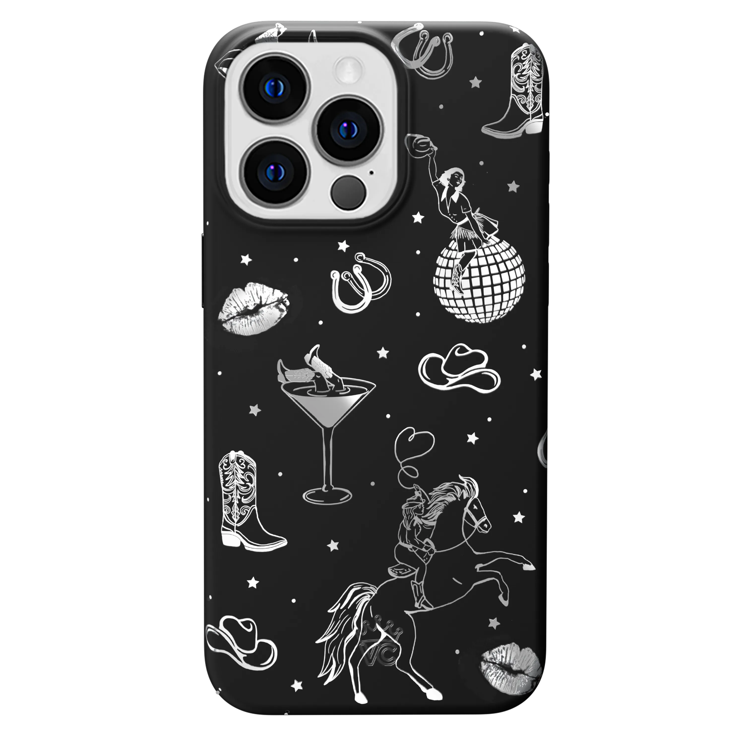 Disco Cowgirl iPhone Case