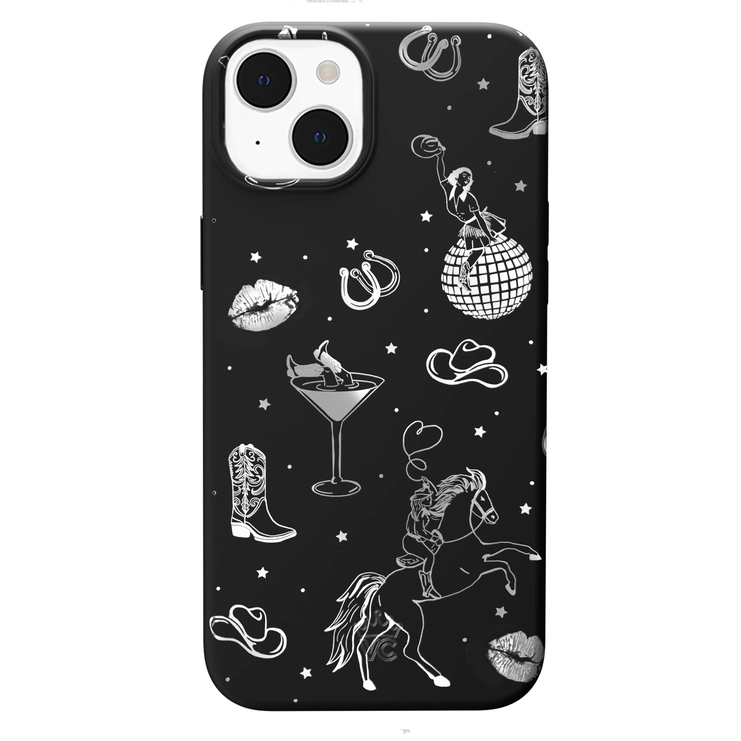 Disco Cowgirl iPhone Case