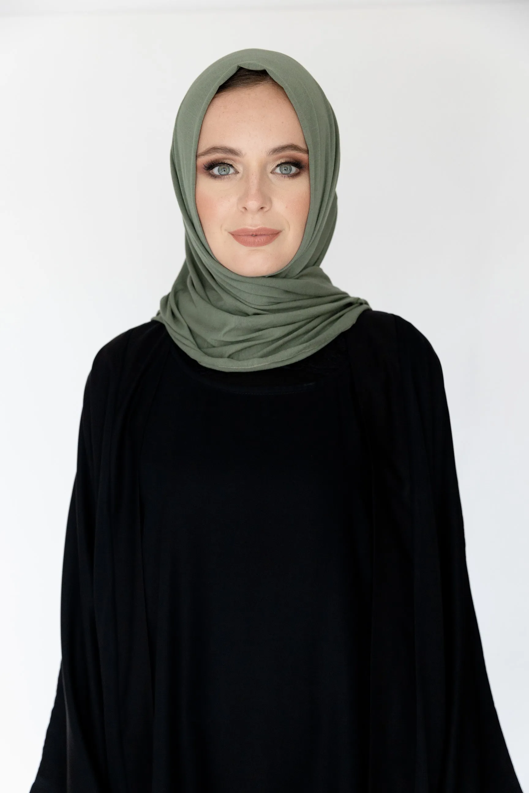 Double Black Abaya