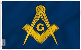 Free Mason Masonic Flag Freemasonry Polyester Flag