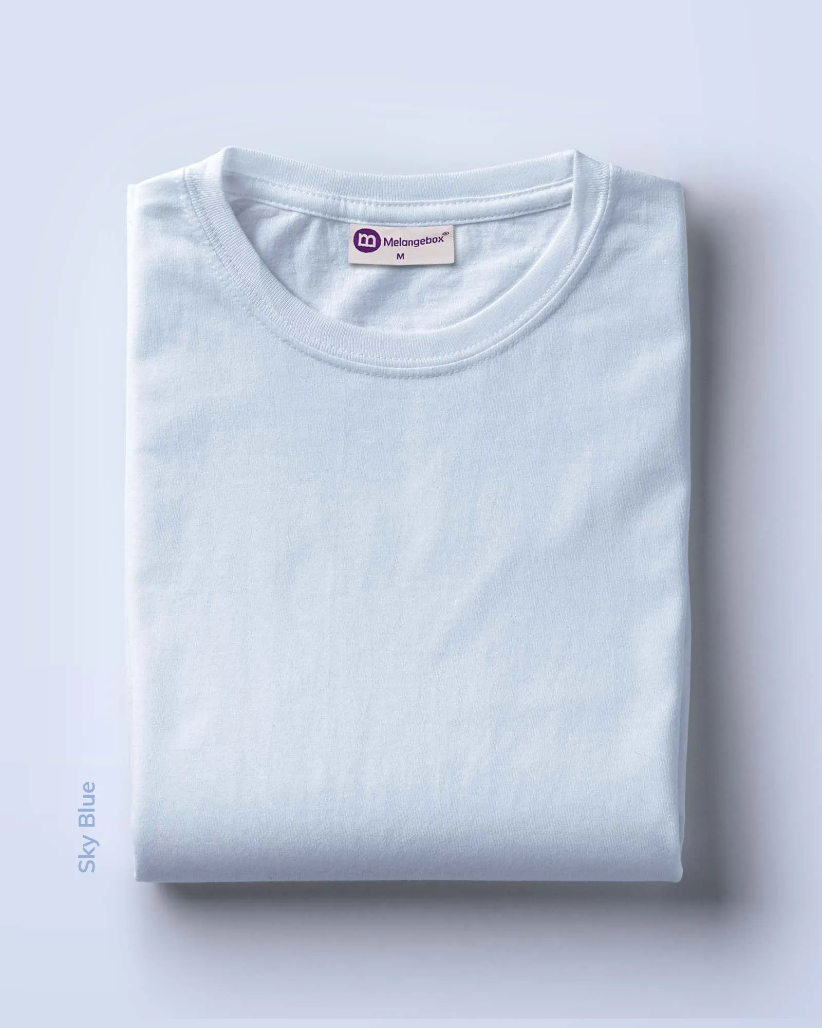 Full Sleeves Crew Neck: Sky Blue