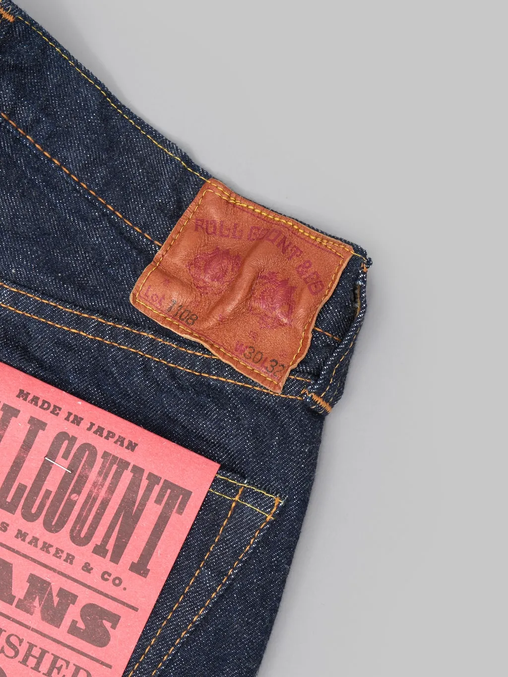 Fullcount 1108W 13.7oz Slim Straight Jeans