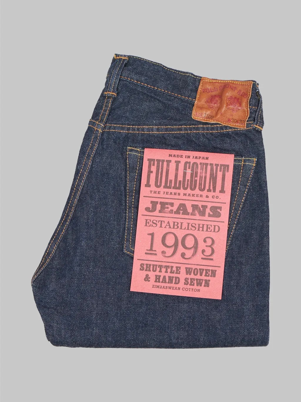 Fullcount 1108W 13.7oz Slim Straight Jeans