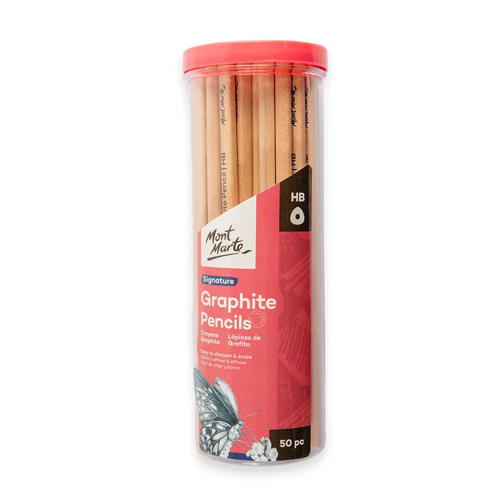 Graphite Pencils HB Signature 50pc