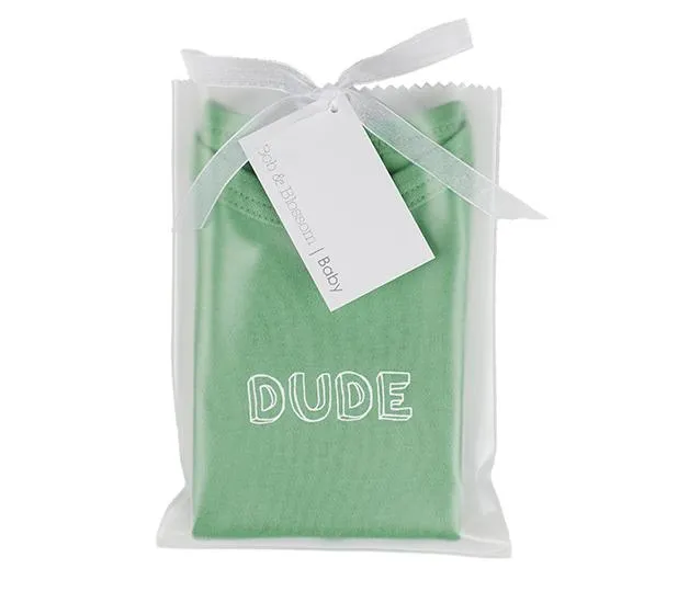 Grass Green Dude Baby T Shirt