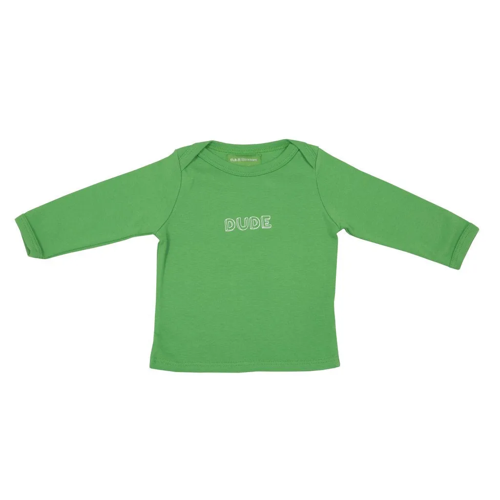 Grass Green Dude Baby T Shirt