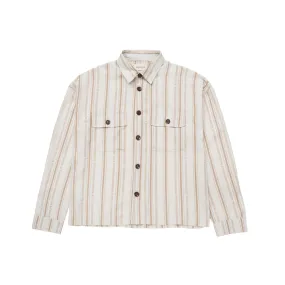 Honor The Gift Fall Honor Stripe Button Up 'Bone'