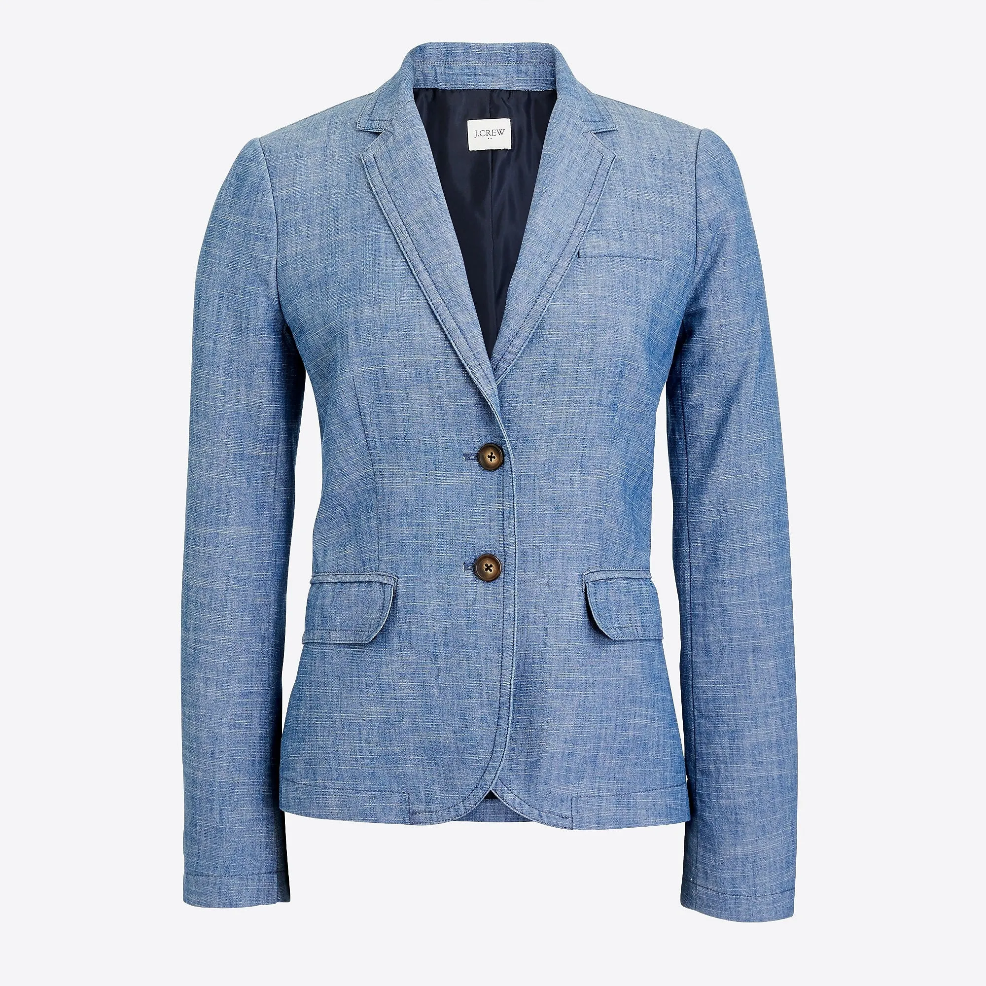 J CREW-CHAMBRAY BLAZER