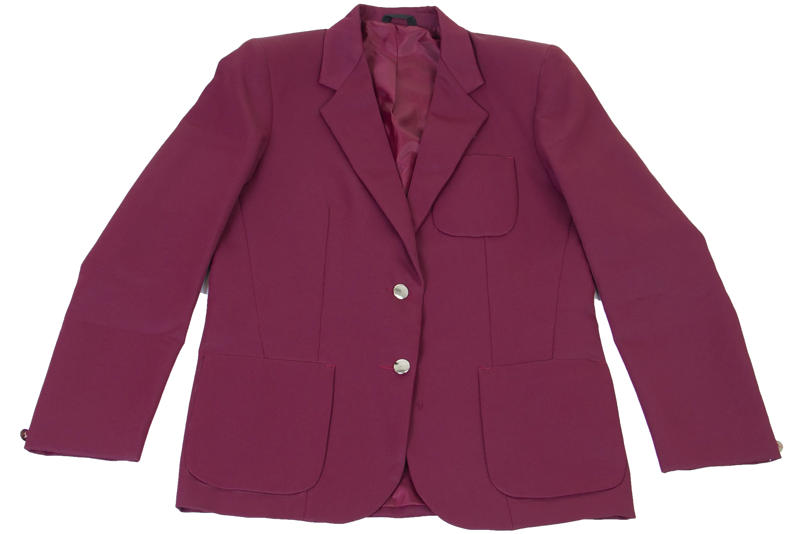 Ladies Plain Blazer - Maroon