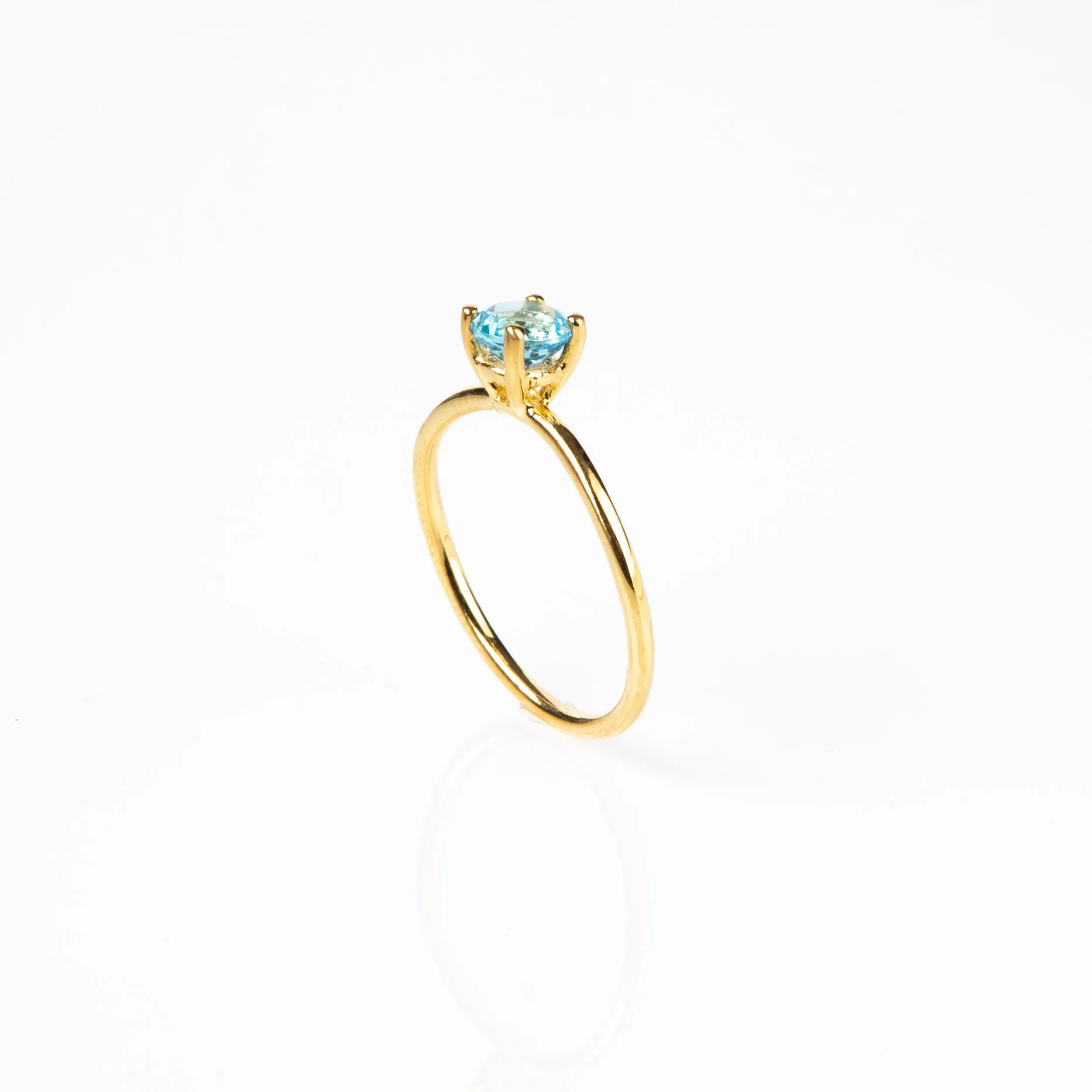 Light Blue Topaz Ring