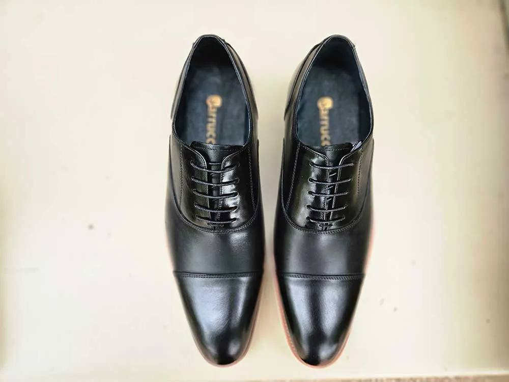 Lightweight Lace-up Cap Toe Oxford