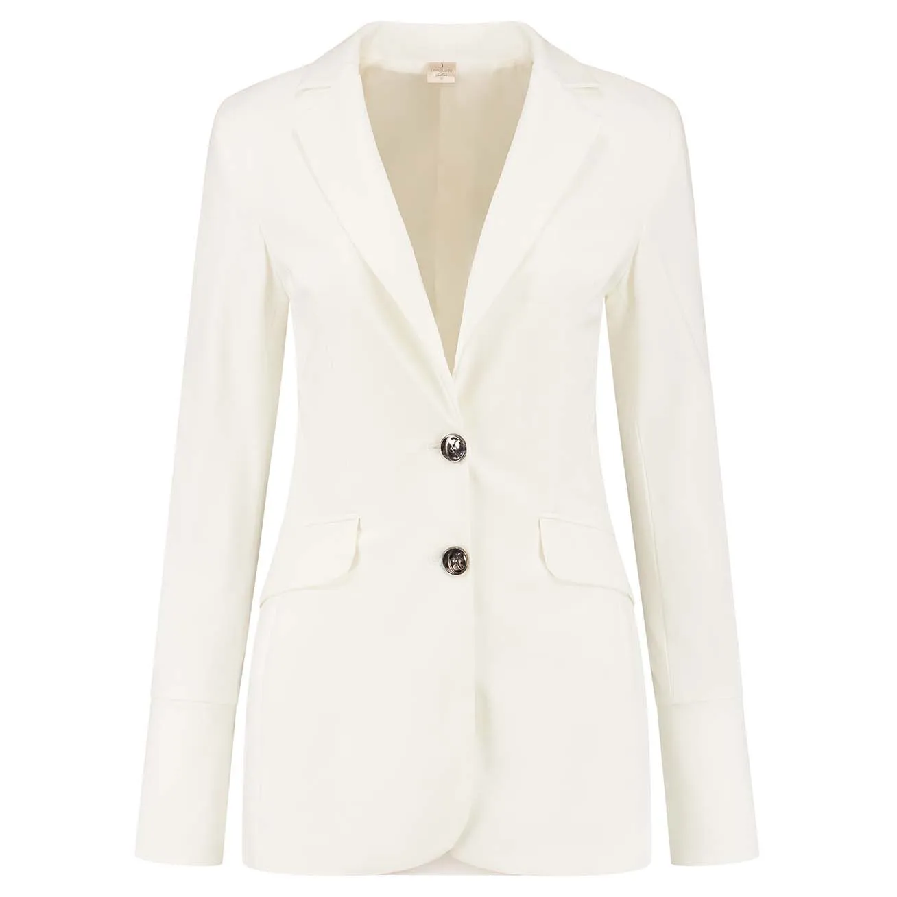 Longlady Z Blazer Travel Strong Offwhite