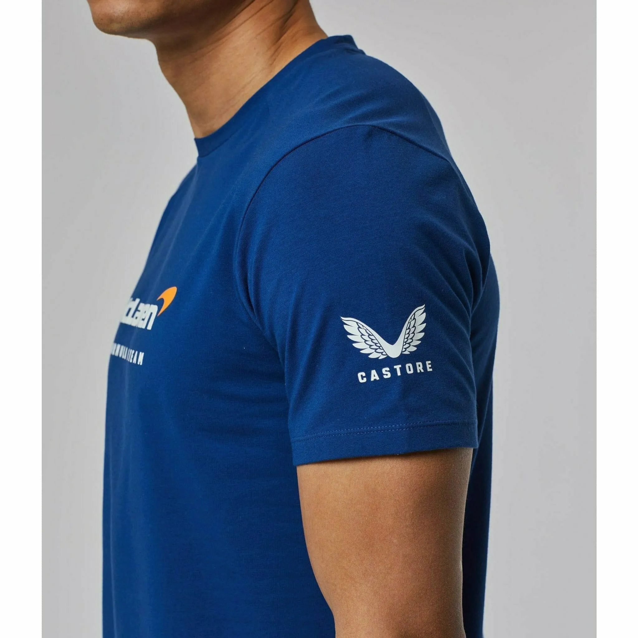 McLaren F1 Men's Lifestyle T-Shirt- Black/Dark Gray/Light Gray/Papaya/Blue/White