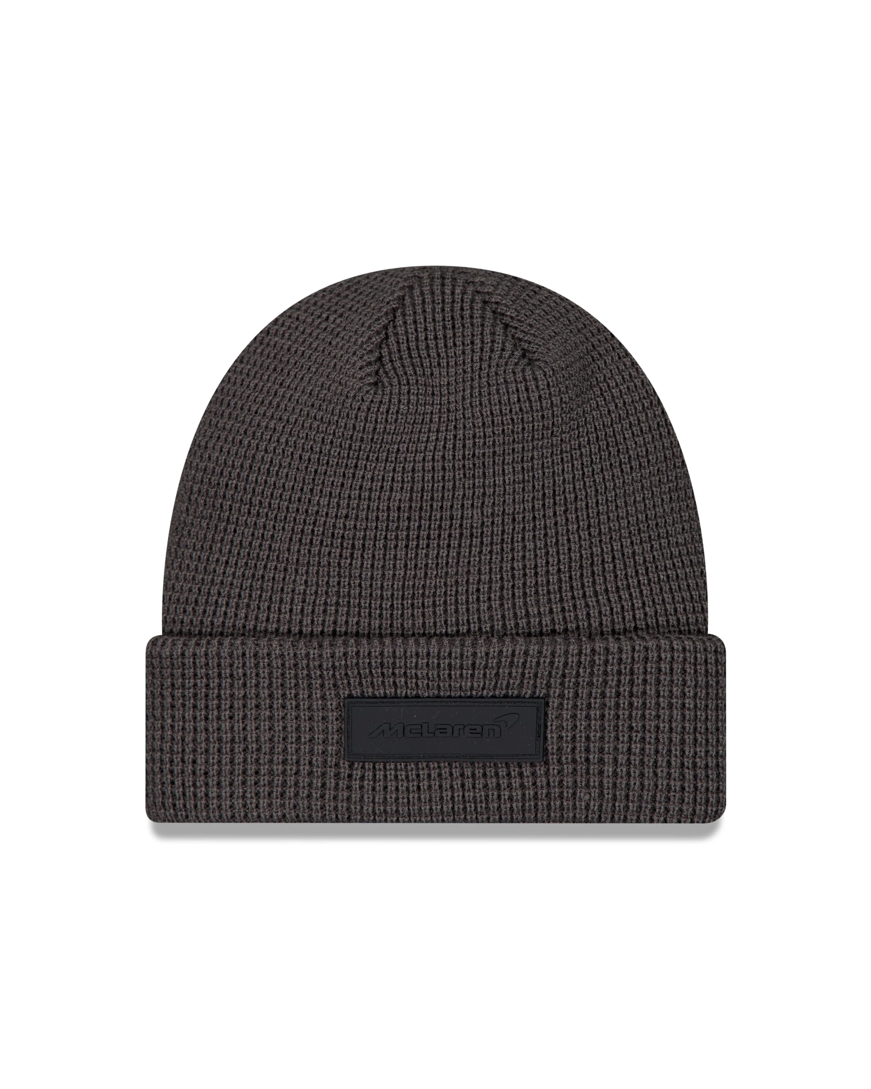 McLaren Racing New Era Waffle Cuff Beanie - Graphite