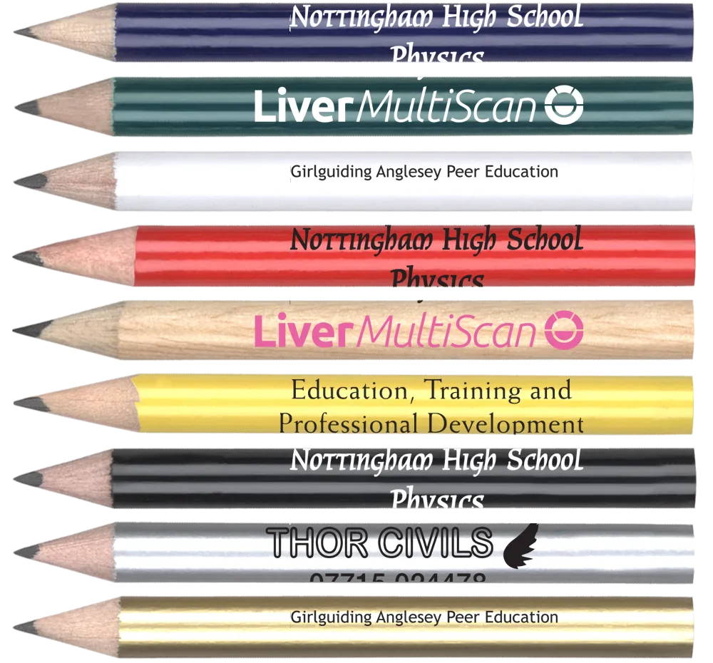 Mini Promotional Pencils - Unprinted sample