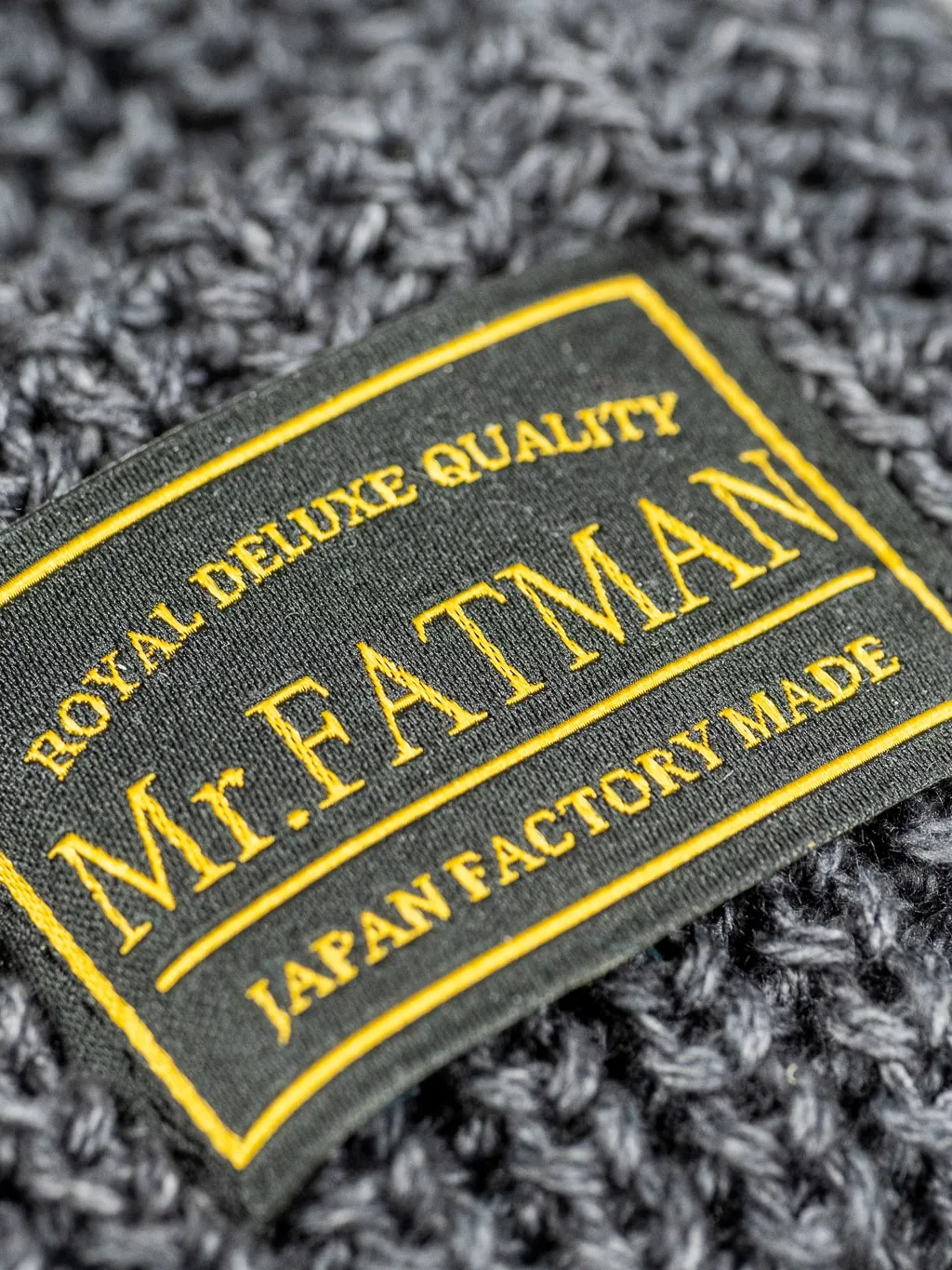 Mr. Fatman Hue Watch Cap Charcoal Grey