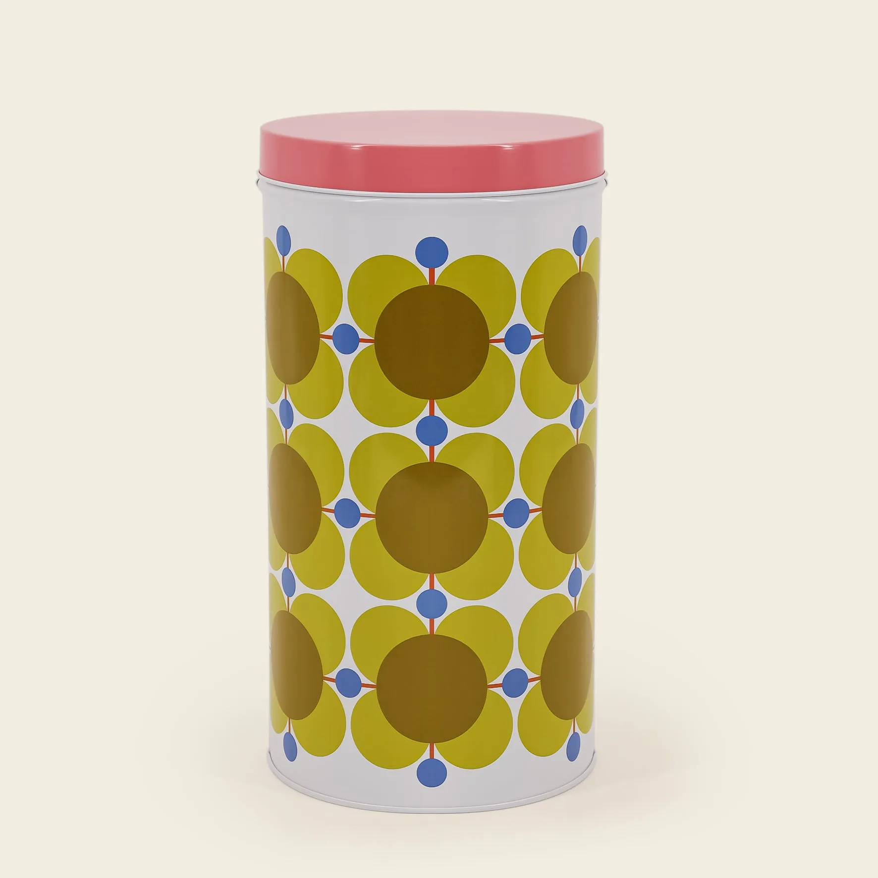 Nesting Canister Tins - Set of 3 Atomic Flower Multi