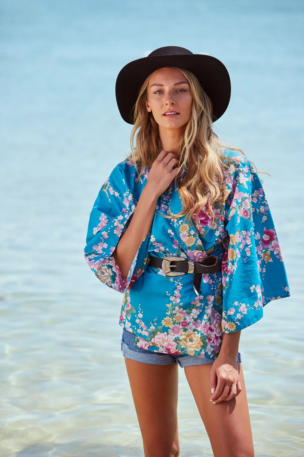 Orchis Resort Short Cotton Kimono - New Larger Size