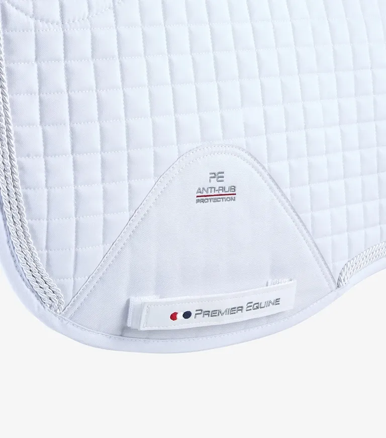 PEI Close Contact Merino Wool Dressage Pad (White/Natural)