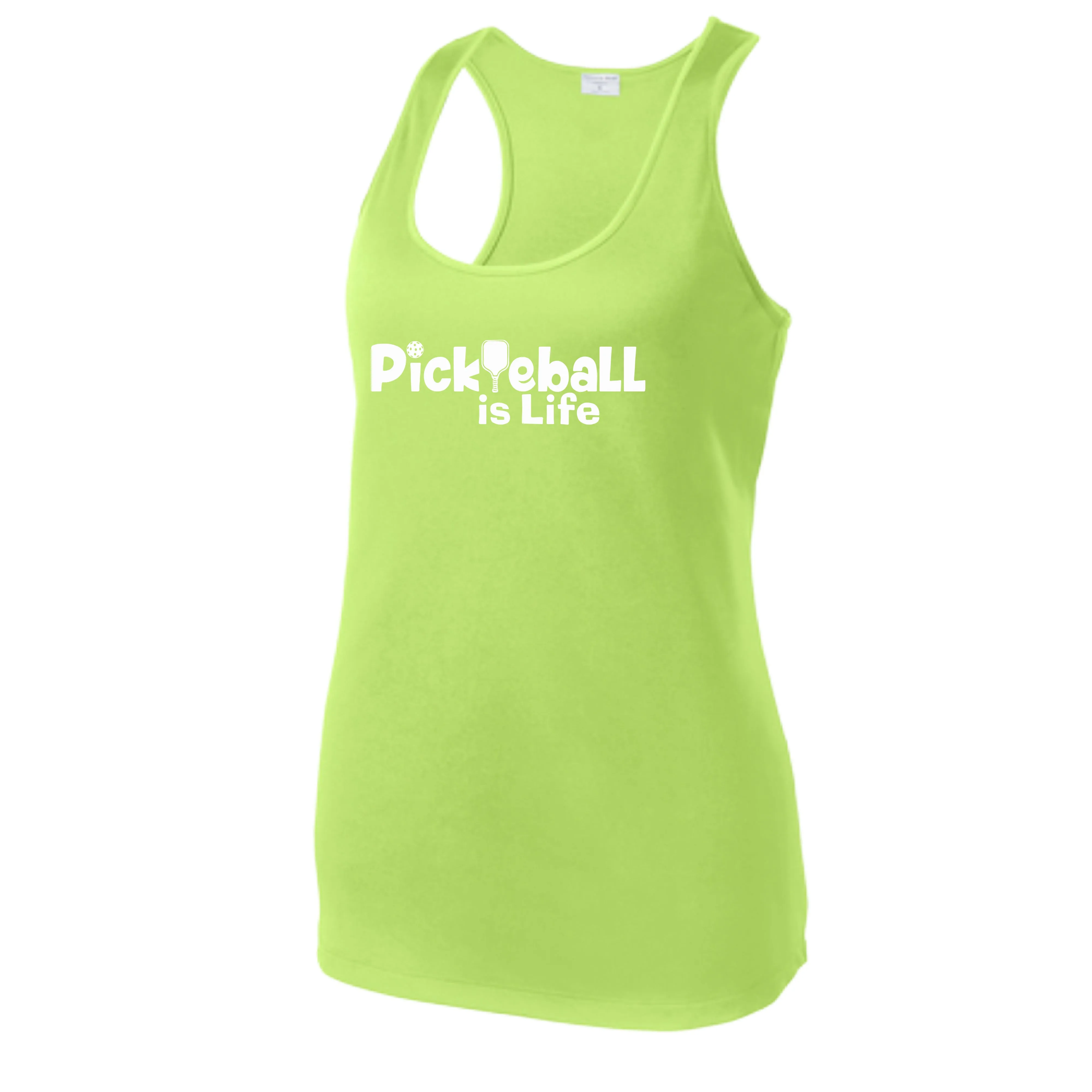 Pickleball Is Life | Women’s Racerback Tank | 100% Polyester