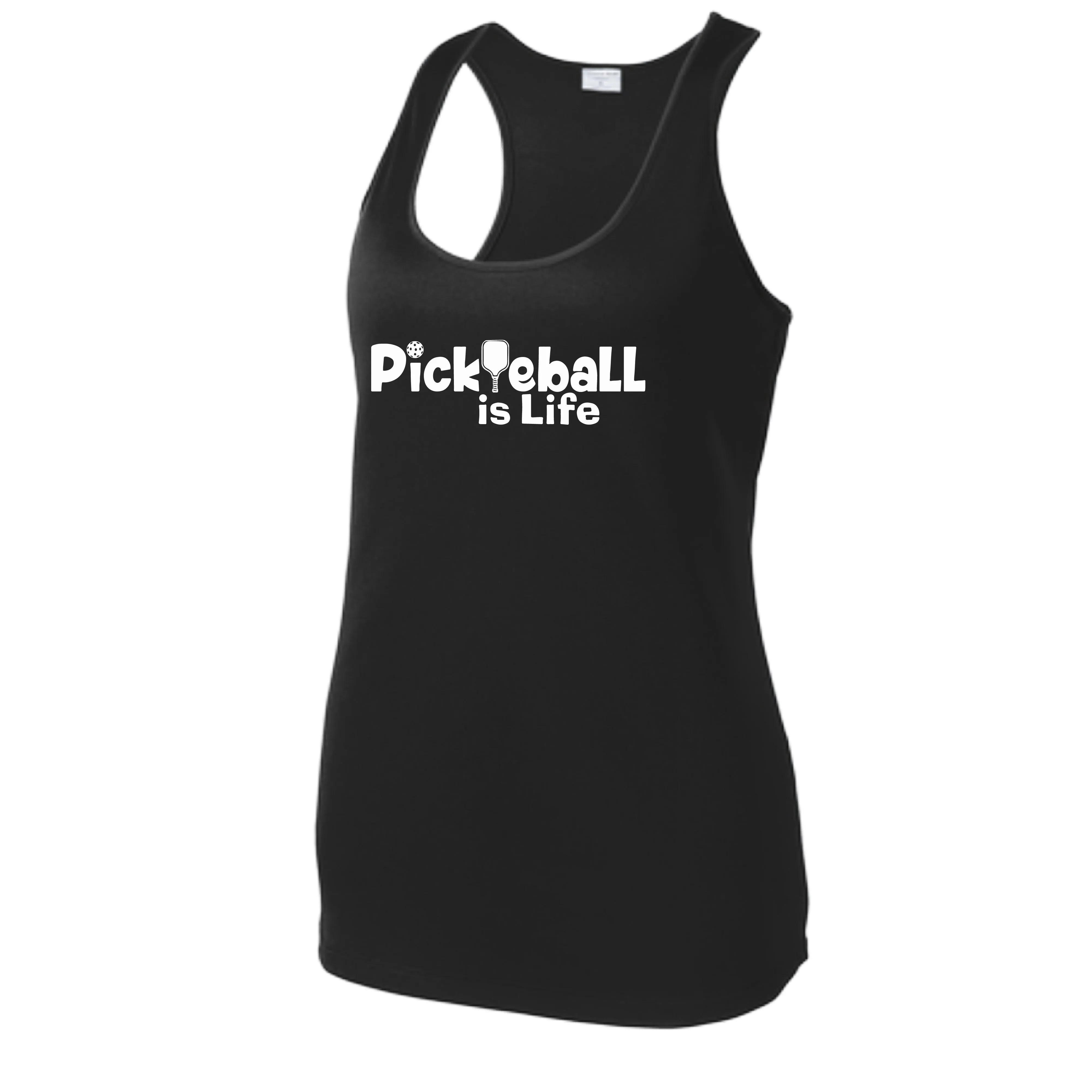 Pickleball Is Life | Women’s Racerback Tank | 100% Polyester