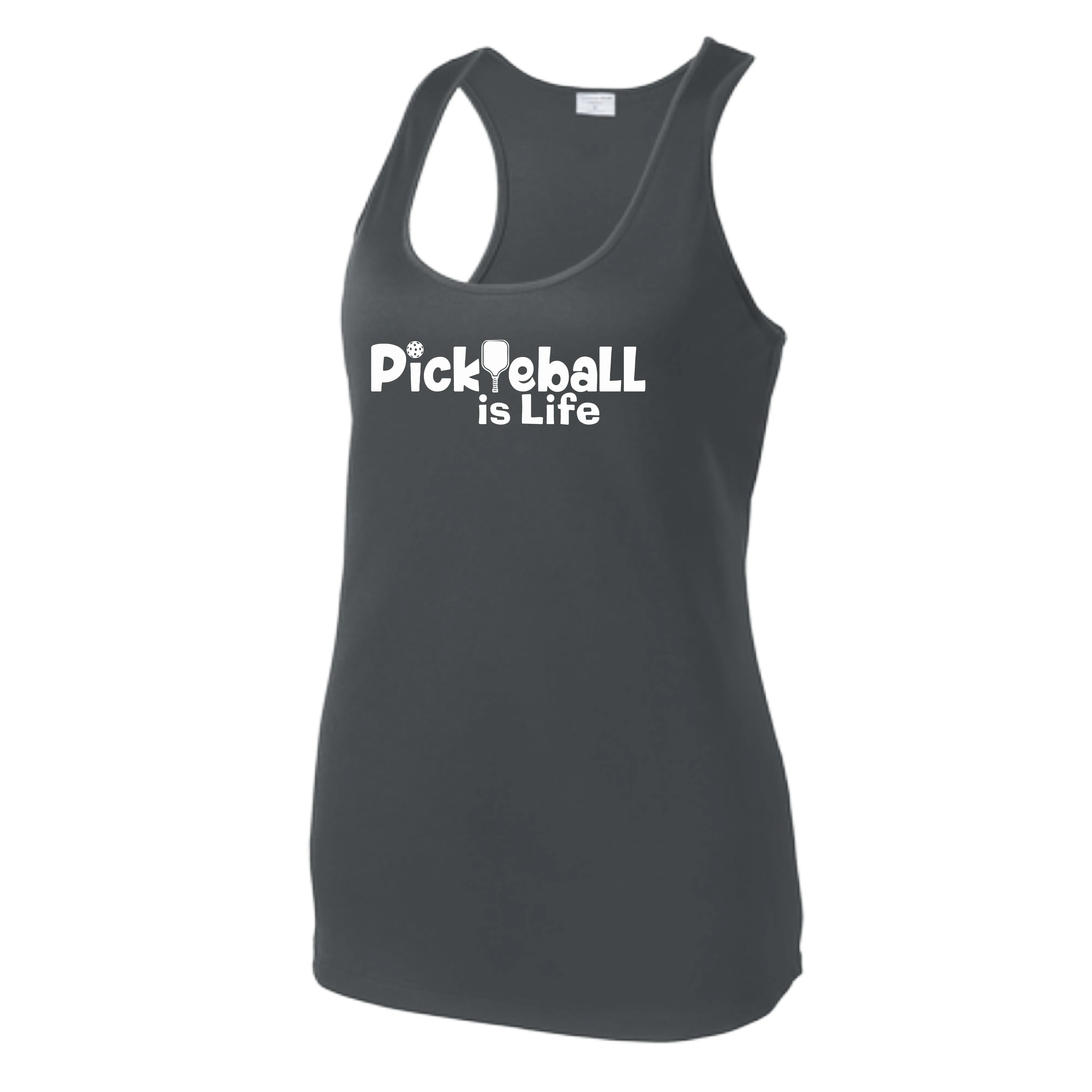 Pickleball Is Life | Women’s Racerback Tank | 100% Polyester