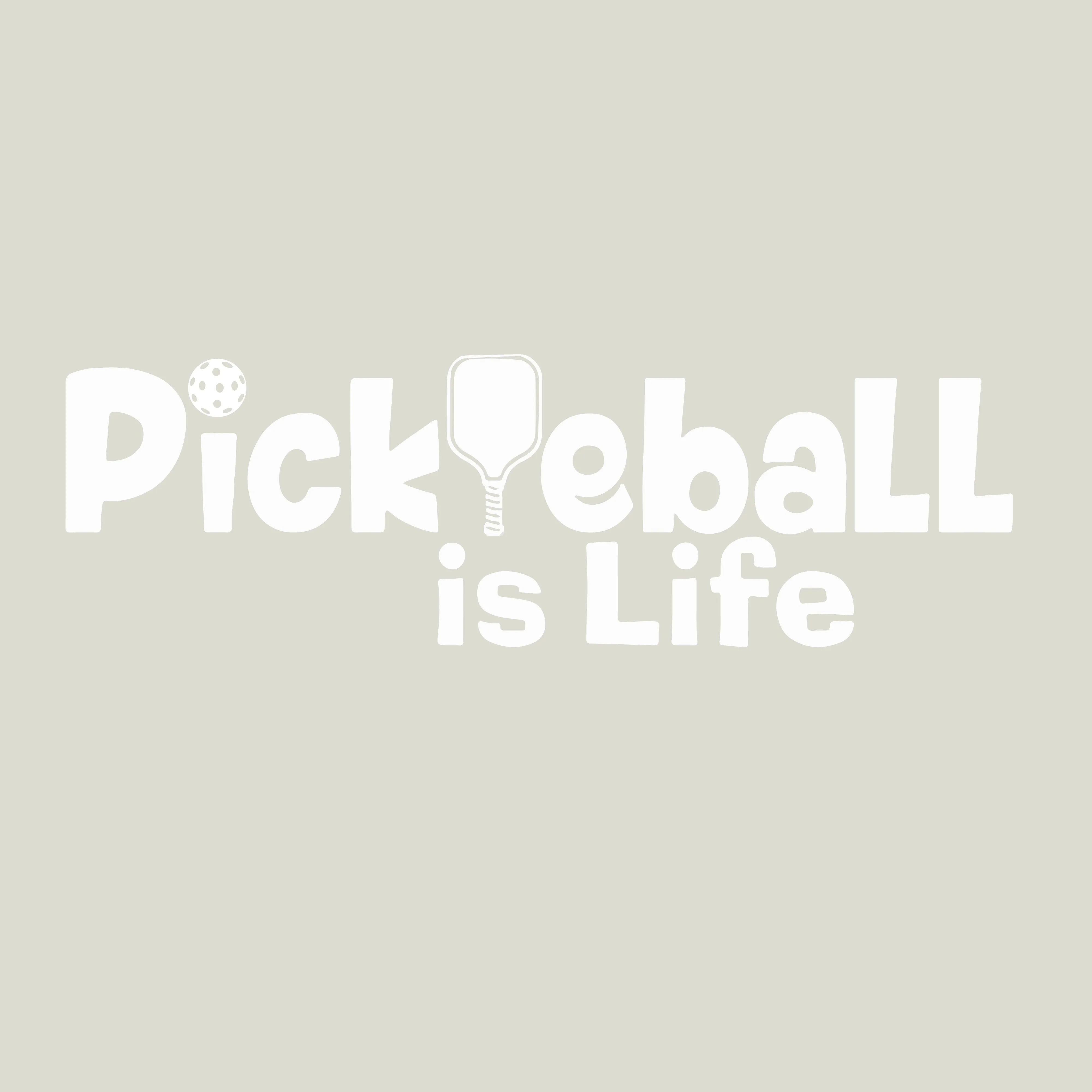 Pickleball Is Life | Women’s Racerback Tank | 100% Polyester