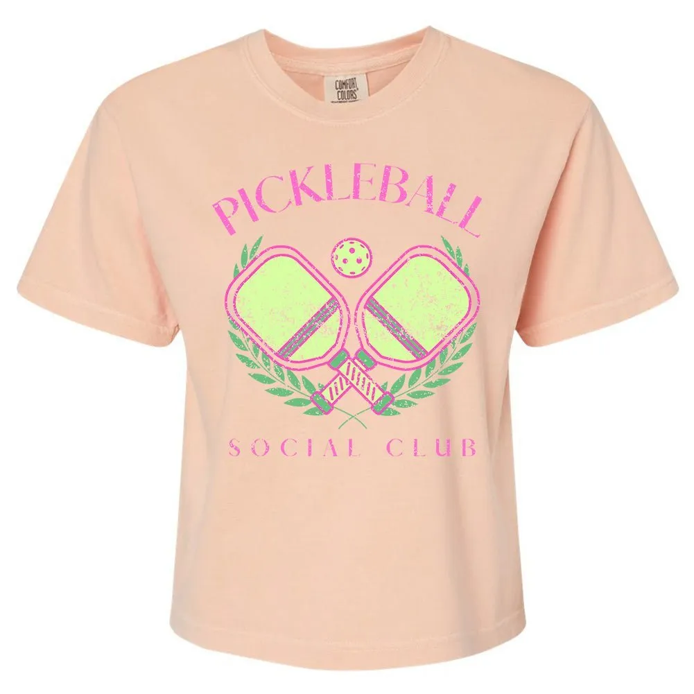 'Pickleball Social Club' Boxy T-Shirt