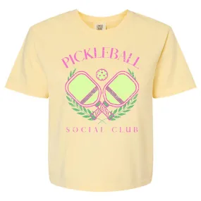 'Pickleball Social Club' Boxy T-Shirt