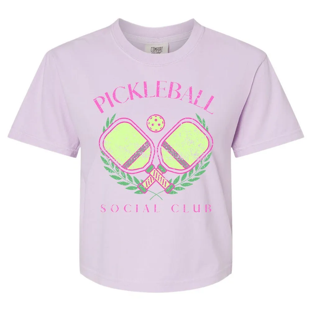 'Pickleball Social Club' Boxy T-Shirt