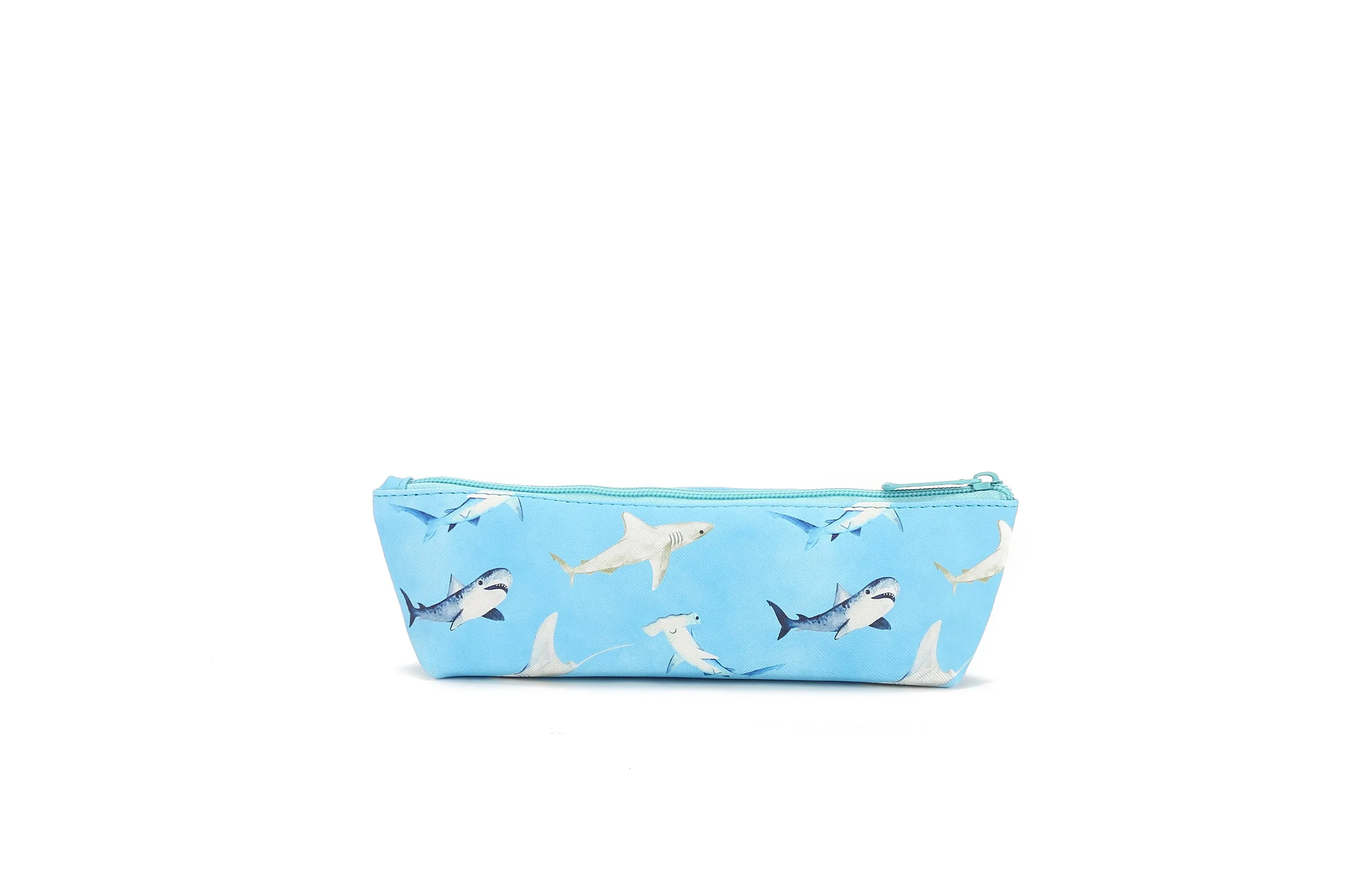 Pouch&nbsp;Pencil Case Happy Sharks Blue