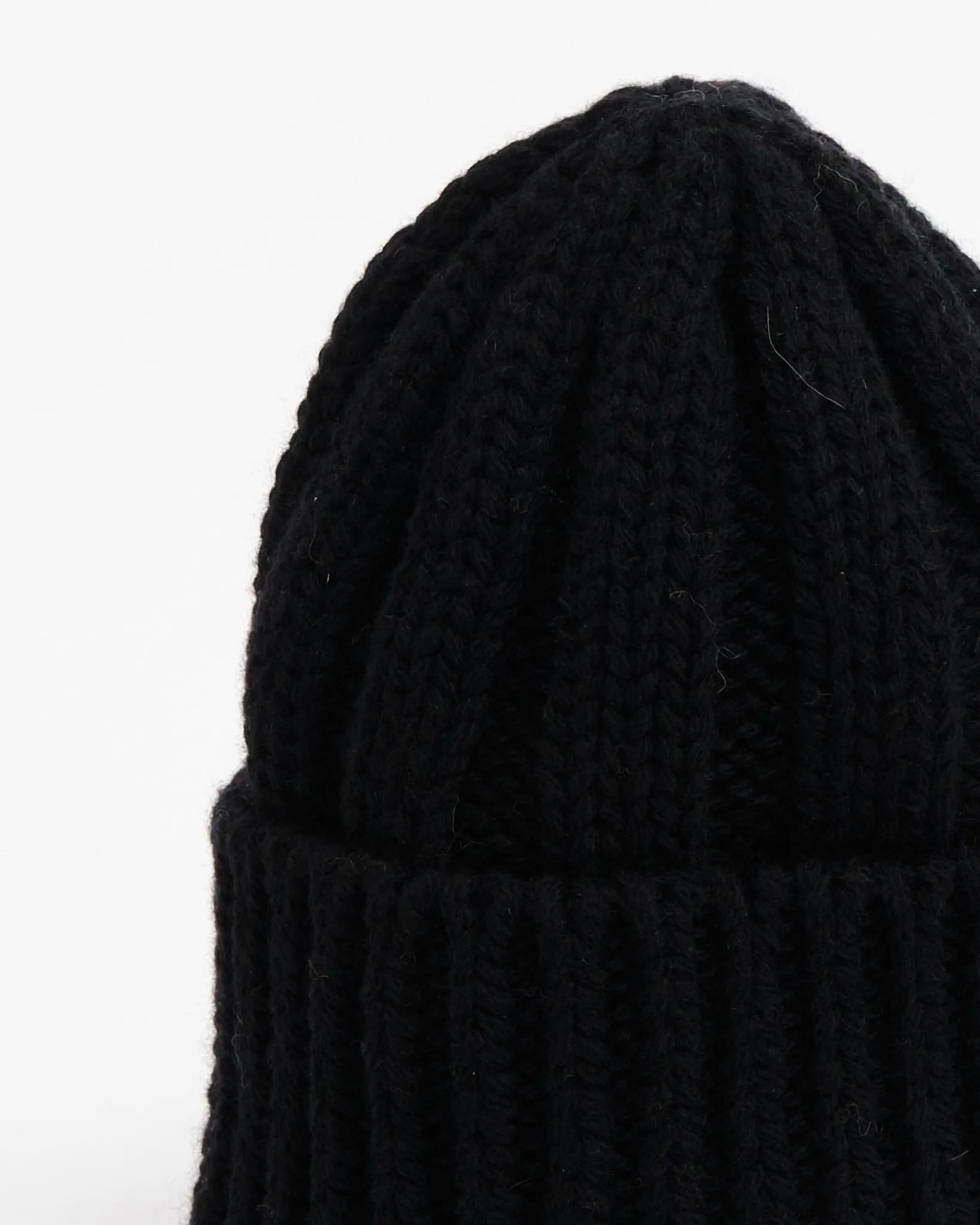 Rib Beanie Black