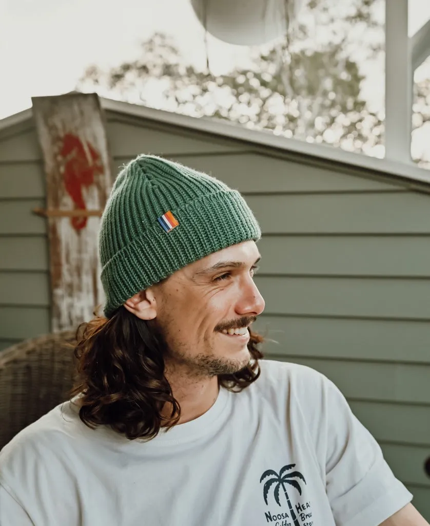 Rib Wool Beanie | Clover