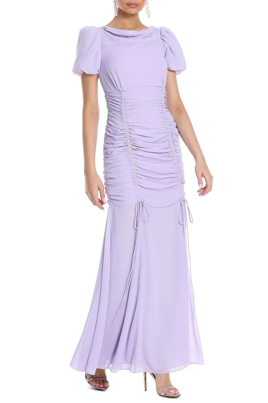 Ruched Body Maxi Dress