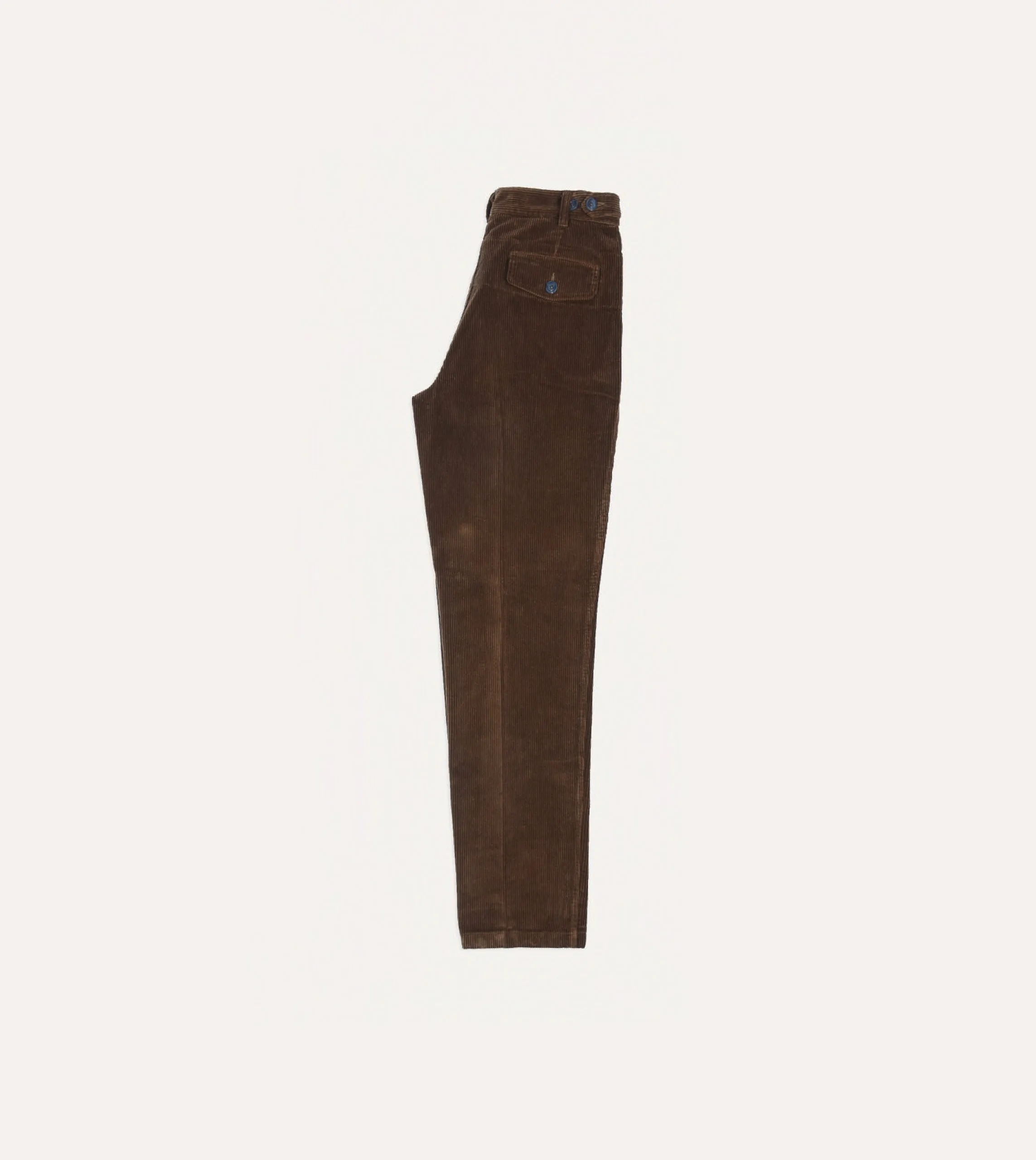 Corduroy Russet Games Trousers for Men