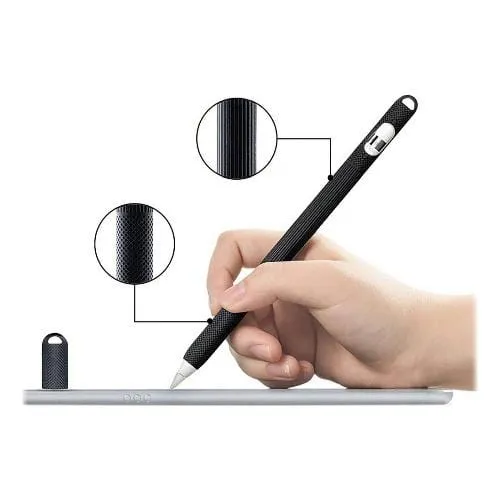 Sahara Black Silicone Grip Case - Apple Pencil 1