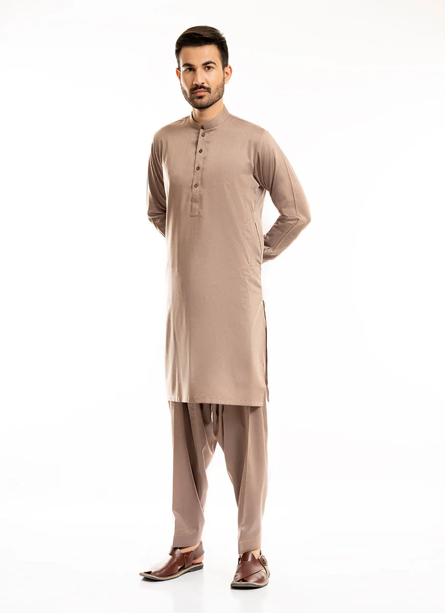 Sand Dollar Bird Eye Yarn Dyed Textured Shalwar Kameez