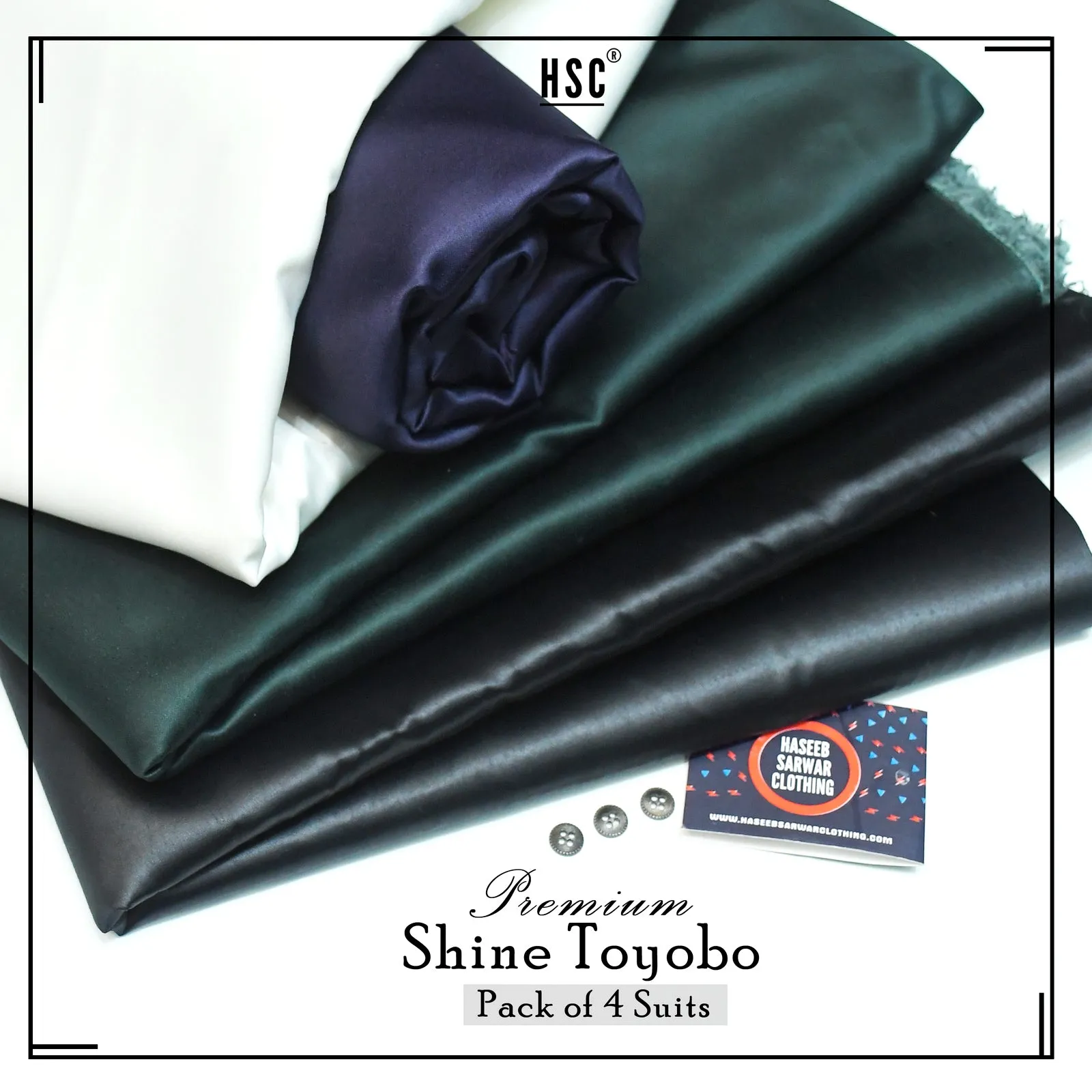 Shine Toyobo Pack of 4 Suits