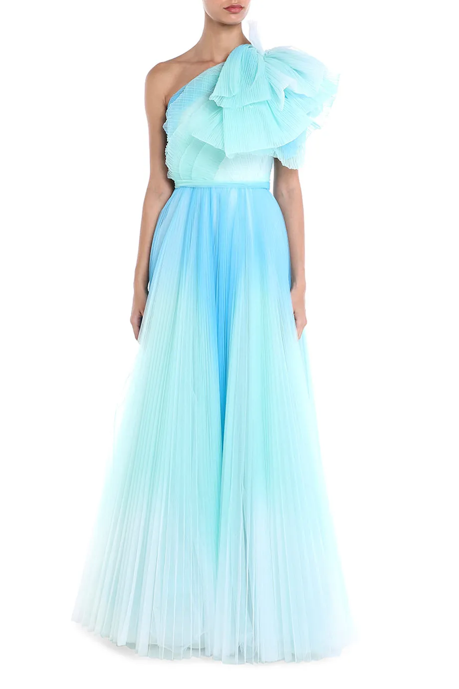 Skylar Flared Tulle Gown