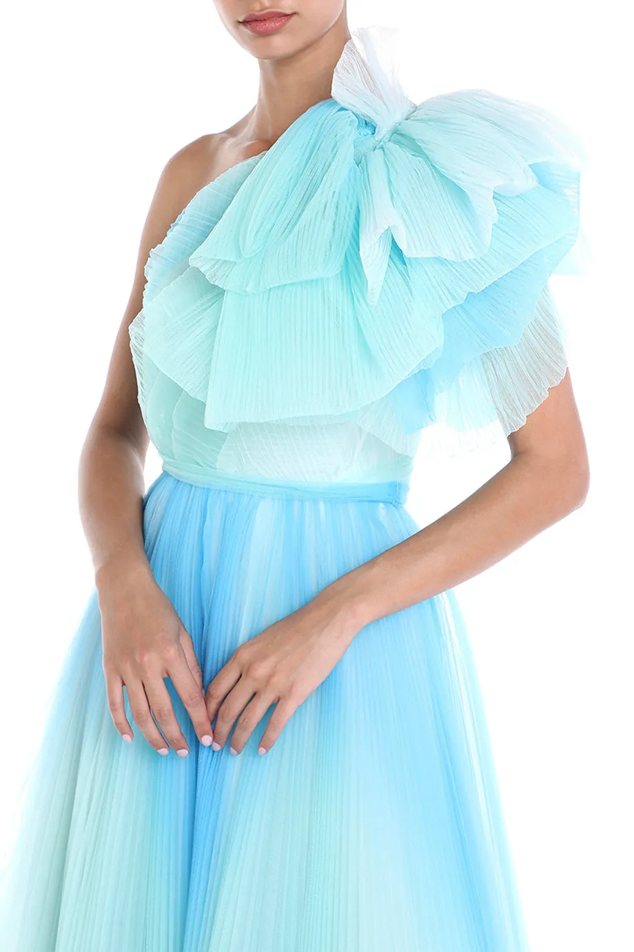 Skylar Flared Tulle Gown