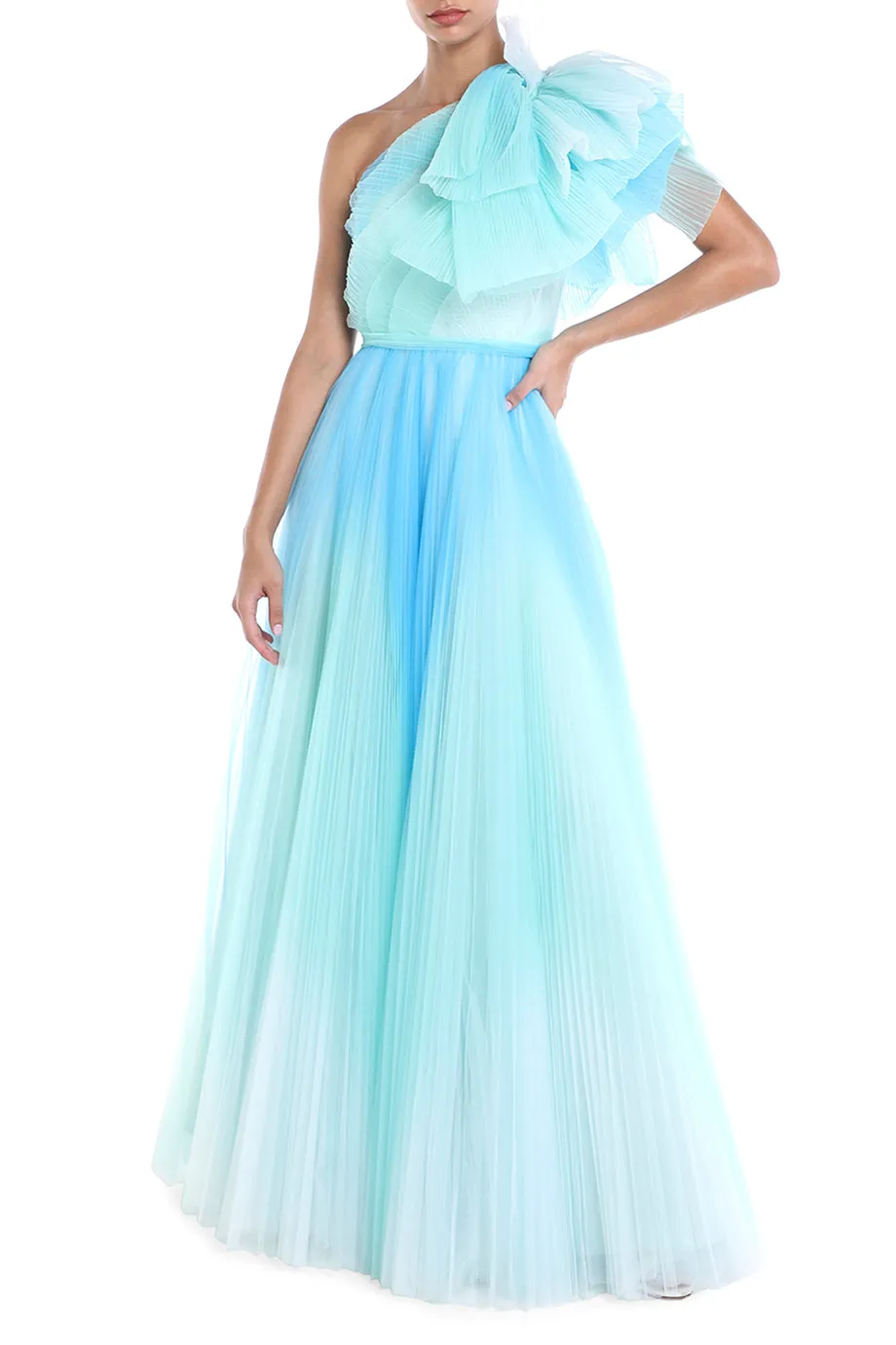 Skylar Flared Tulle Gown