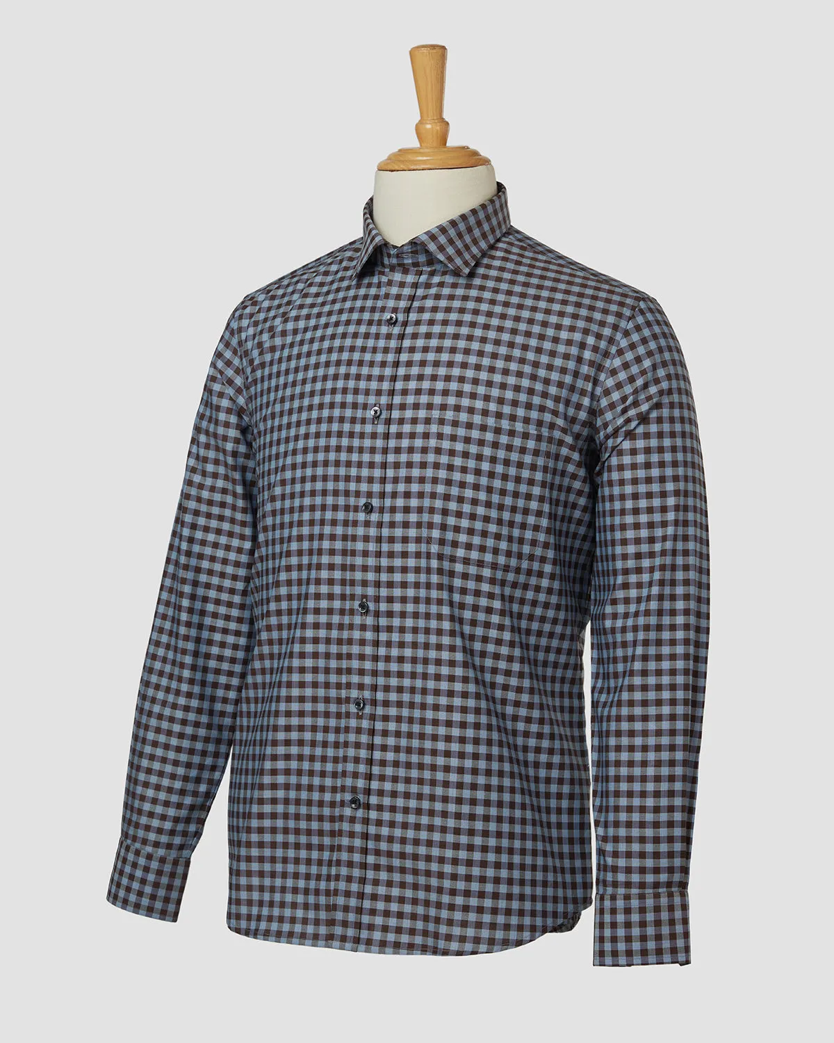 Somelos Blue Knight Checked Shirt