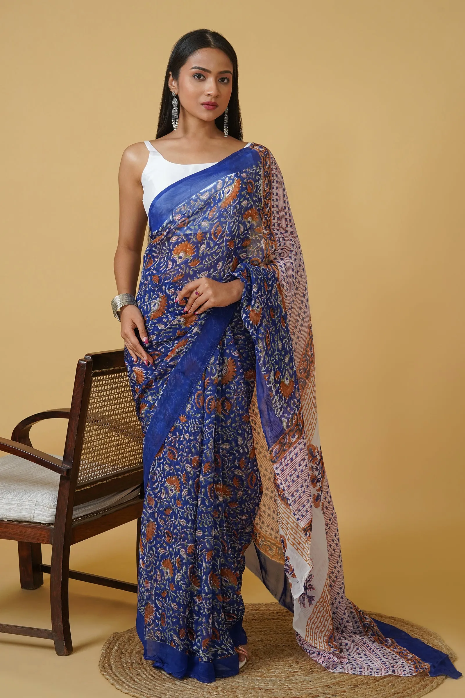 Teejh Aamanee Organza Saree