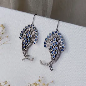 Teejh Anoshka Silver Oxidised Earcuff