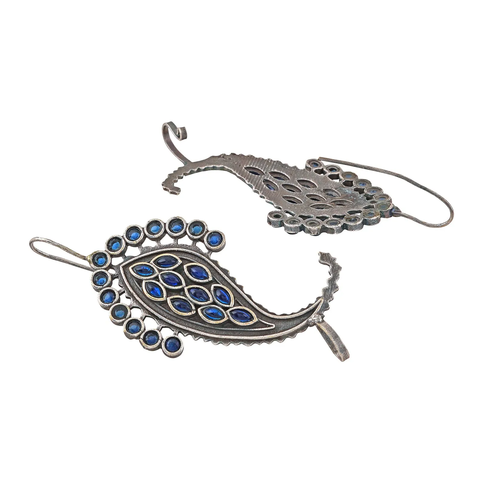 Teejh Anoshka Silver Oxidised Earcuff